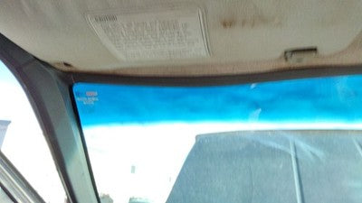 1994 Nissan Pathfinder Driver Left Sun Visor Oem Gray