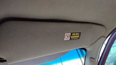1997 Ford Expedition Passenger Right Sun Visor Oem Gray F2
