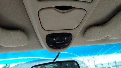 2000-03 Ford Windstar Center Overhead Console Oem Dome Light Map Lamp Cubby Tan