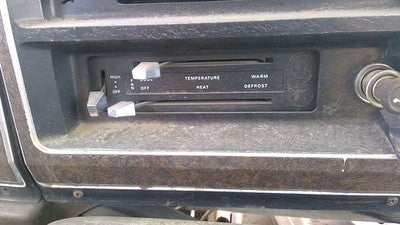 1979 Ford Van E250 Temperature Control Module In Dash Heater Ac Head Unit Oem
