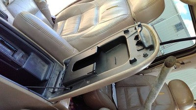 1998 Lincoln Navigator Center Console Lid Only Oem Arm Rest Fold Down Tan Kx