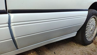 94 Pontiac Bonneville Driver Left Rear Moulding From Door Back Trim Strip White