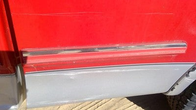 1998 Ford F150 Driver Left Rear Moulding On Quarter Panel Oem Red