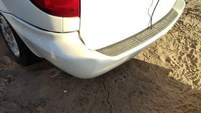 2001-2007 Grand Caravan Rear Bumper Cover Assembly Oem Back 5018617Aa White Pw1