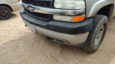 99-02 Chevy Silverado 2500 Hd Front Bumper With Brackets Assembly Oem Pewter 11U