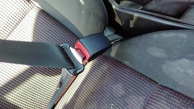 04 05 Mazda 3 Passenger Right Front Seat Belt Buckle Receiver Oem Black