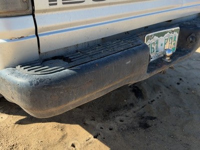 1988-1995 Isuzu Pup Rear Bumper With Mount Brackets Oem Silver 2900037010