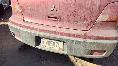 2003-2006 Mitsubishi Outlander Rear Bumper Cover Assembly Oem Back Red Mn133226