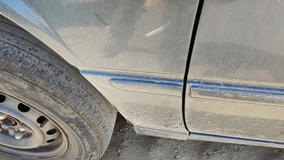 1997-1999 Toyota Camry Driver Left Moulding From Fender Oem Trim Strip Blue 8L3