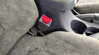 2001-03 Hyundai Elantra Passenger Right Front Seat Belt Buckle Receiver Oem Gray