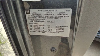 2009-2012 Chevy Traverse Bcm Body Control Module Computer Oem 22860591