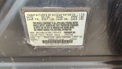 2007-2012 Nissan Sentra Engine Oil Pan With Good Drain Plug Oem 2.0L 11110Et010