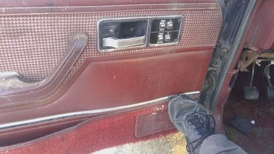 1985 Jeep Cherokee Driver Left Front Inside Door Trim Panel Only Oem 2 Dr Red