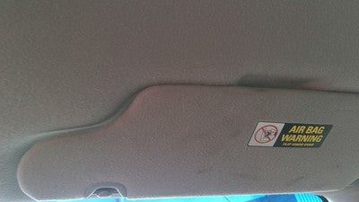 1998 Ford Taurus Passenger Right Sun Visor Oem Gray