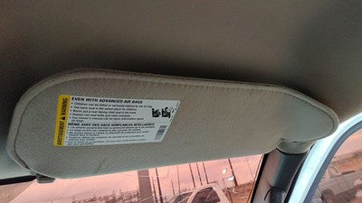 2003-2014 Chevy Express Van Passenger Right Sun Visor Oem Gray 93W 84054691