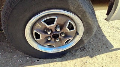 82-86 Firenza 13" Steel Wheel With Chrome Trim Factory Rim Super Stock #3