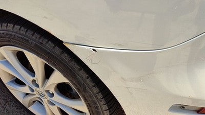 2007-2009 Mazda 3 Rear Bumper Cover Assembly Oem Back White 34K Bap850221ebb
