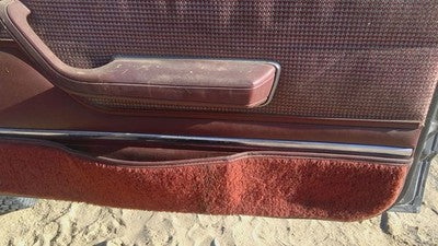 85 Jeep Cherokee Passenger Right Front Inside Door Trim Panel Only Oem 2 Dr Red