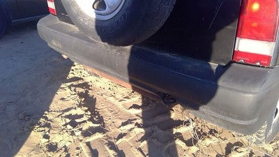 1996 1997 1998 Geo Tracker Rear Bumper Cover Assembly Oem Back Black 91173385