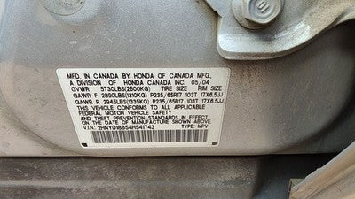 2003-2006 Acura Mdx Passenger Right Exhaust Manifold Assembly Oem 3.5L 7202385