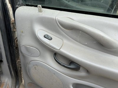 00-02 Expedition Passenger Right Rear Door Trim Panel With Switches Back Gray 12
