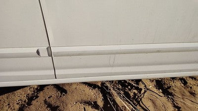 01-03 Hyundai Elantra Passenger Right Front Moulding From Door Trim Strip White