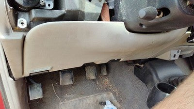 1998-01 Mazda B2500 Lower Dash Under Column Knee Bolster Trim Panel Oem Gray V2
