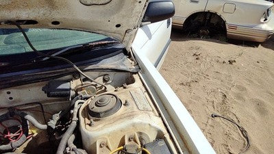 1997-1998 Subaru Legacy Rhd Postal Left Hood Hinge Assembly Oem White 57260Ac050