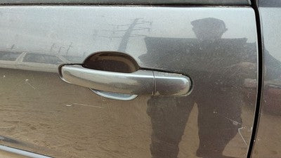 05-09 Chevy Equinox Driver Left Rear Outside Door Handle Back Granite Gray 44U