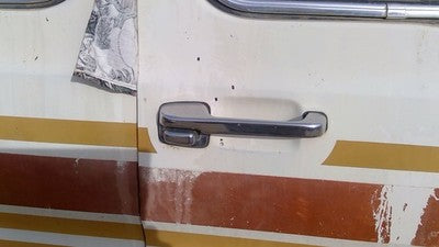 1979 Ford Van E250 Passenger Right Rear Outside Door Handle Oem Back Chrome