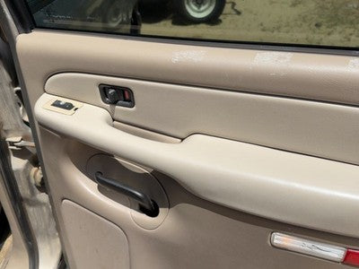 01 Suburban Passenger Right Rear Door Trim Panel With Switches Back Tan 52I