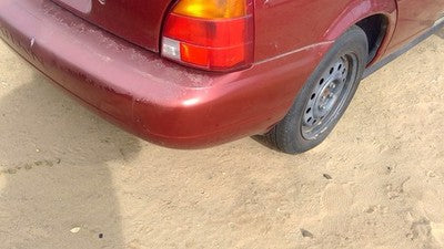 1996-1999 Saturn Sw2 Rear Bumper Cover Assembly Oem Back Red