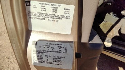 99-05 Pontiac Grand Am Driver Left Rear Power Window Regulator With Motor Back