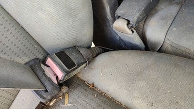 2007-2008 Ford F150 Passenger Right Front Seat Belt Buckle Receiver Oem Gray Me