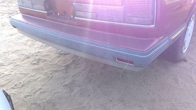 1990-1991 Olds Eighty Eight Rear Bumper Cover Assembly Oem Back Red 25556243