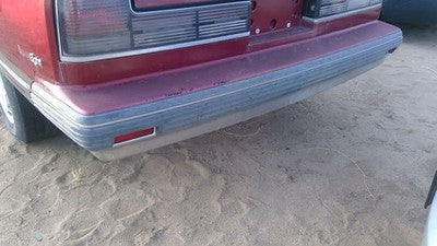 1990-1991 Olds Eighty Eight Rear Bumper Cover Assembly Oem Back Red 25556243