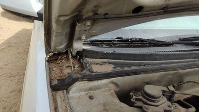 2003 Hyundai Elantra Passenger Right Hood Hinge Assembly Oem Silver