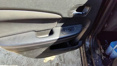 2011-14 Avenger Driver Left Rear Door Trim Panel With Switches Back Black C7x9