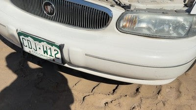1997-2003 Buick Century Front Bumper Cover Assembly Oem White 12369156