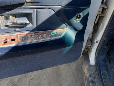 94 Lincoln Town Car Driver Left Front Door Trim Panel With Master Switch Blue Dp
