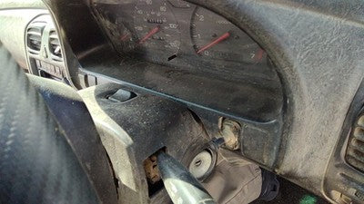 98 99 Subaru Legacy Rhd Postal Steering Column Trim Surround Collar Plastic Gray
