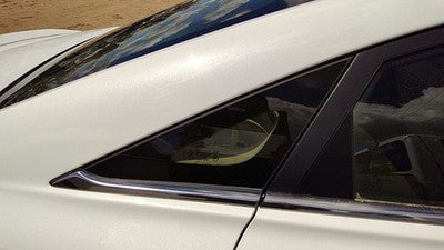 2011-2015 Hyundai Sonata Passenger Right Rear Quarter Glass Back Side Window Oem