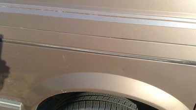 1995 Astro Passenger Right Rear Sliding Door Roller Cover Trim Moulding Brown