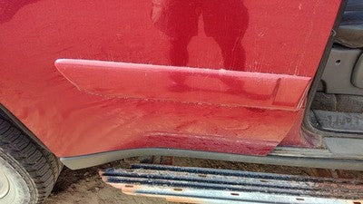02-05 Trail Blazer Passenger Right Rear Moulding Door Back Trim Majestic Red 86U