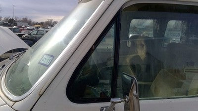75-84 Ford Van E250 Driver Left Front Vent Window Small Door Glass With Frame