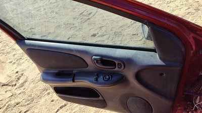 2003-2004 Dodge Neon Driver Left Front Door Trim Panel With Master Switch Black