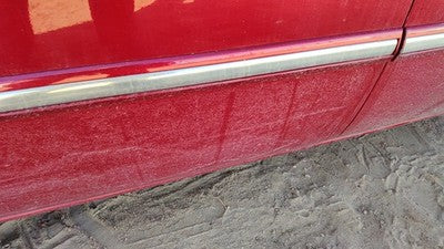 2006 Town & Country Passenger Right Rear Moulding Door Back Trim Inferno Red Prh