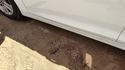 2011-2013 Hyundai Sonata Driver Left Lower Rocker Panel Moulding Side Skirt Oem