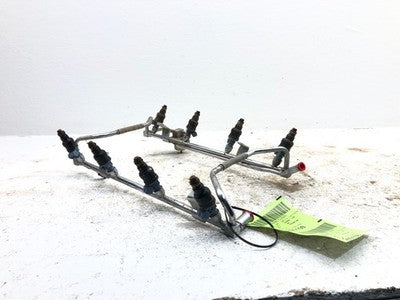 1991-1997 Ford F250 Complete Fuel Rail With Injectors Set Loaded Oem 7.5L 460