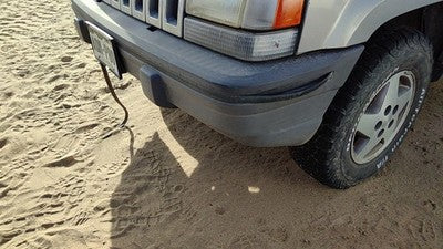 1993-1995 Jeep Grand Cherokee Front Bumper Cover Assembly Oem 55031452